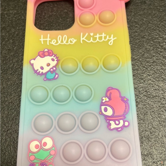 Hello kitty iPhone 13 pro max pop fidget case - Picture 2 of 4